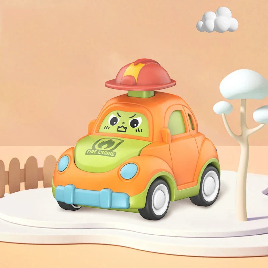 Collection of Autonomous Cars with Automatic Bump-and-Go Functionality