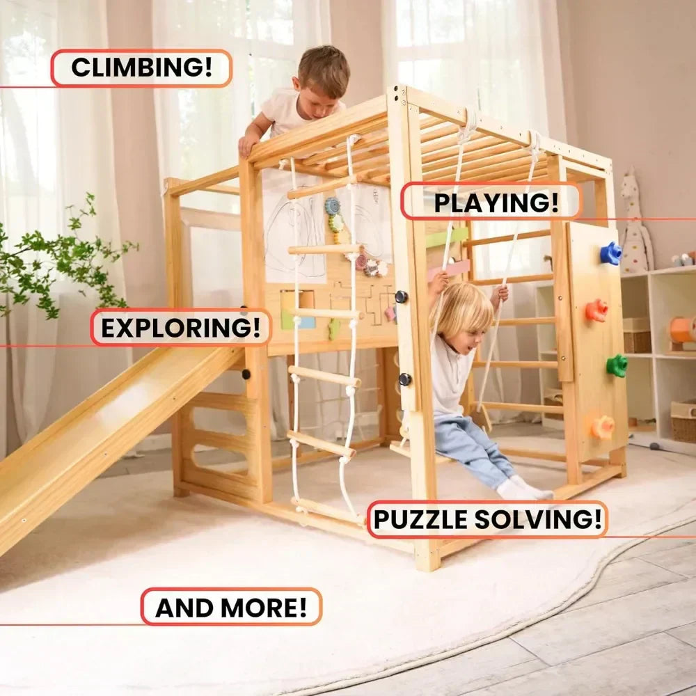 Alpine Wooden Jungle Gym Playpen product detail