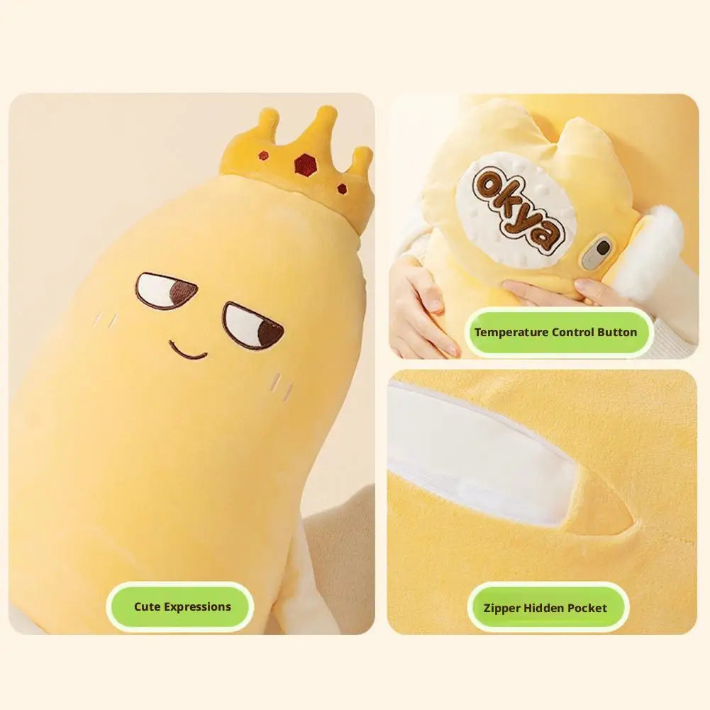 Cute Mango King Plush Toy Pillow Sleeping Aid Soft Long Carrot Female Companion Leg Clasping Hugging Pillow Nap Sleeping Toys
