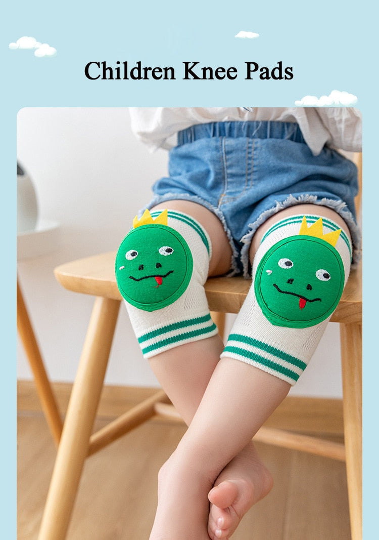 Animal Face Baby Knee Pad Kids - Cat Pink product view