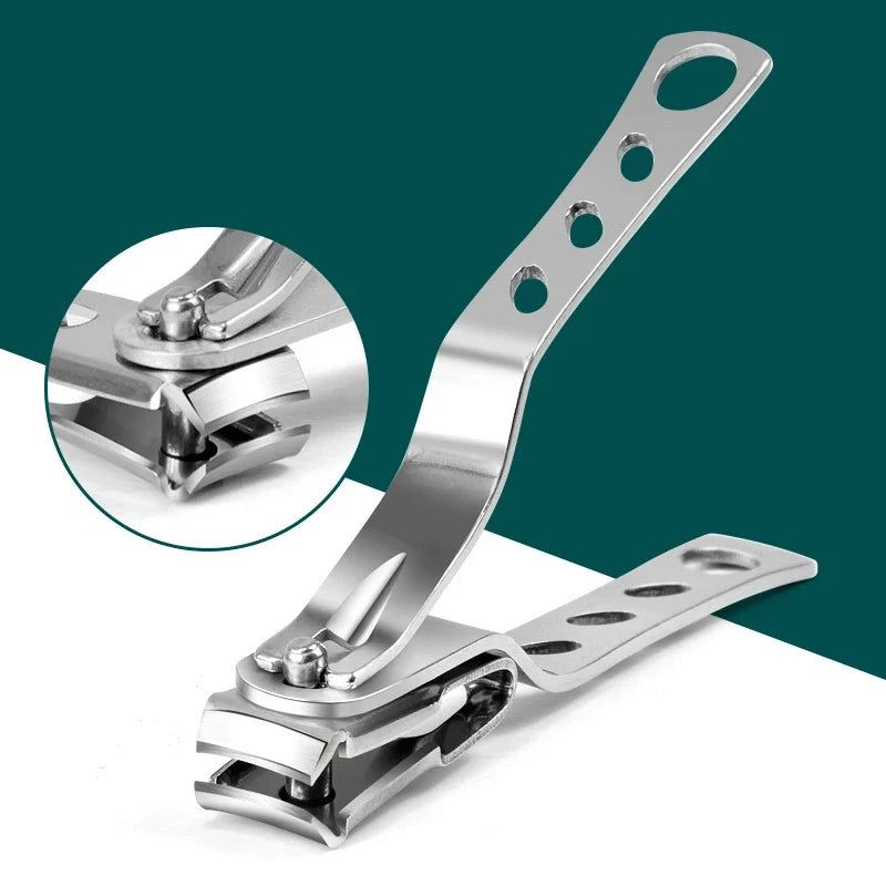 Nail Clippers Cuticle Clipper,  Large Stainless Steel Nail Cutter With 360-Degree Rotating Head, Fingernails Toenails Clippers F