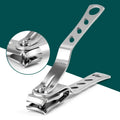 Nail Clippers Cuticle Clipper,  Large Stainless Steel Nail Cutter With 360-Degree Rotating Head, Fingernails Toenails Clippers F