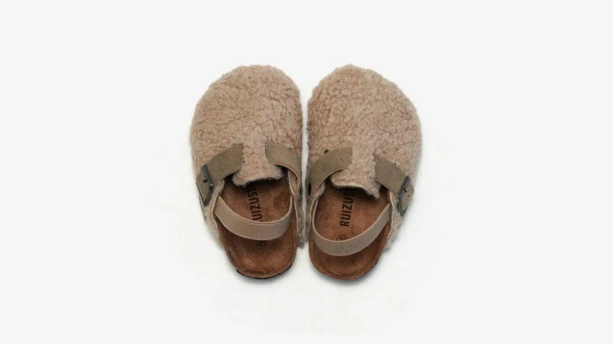 Unisex Kids' Wool Slip-On Moccasins