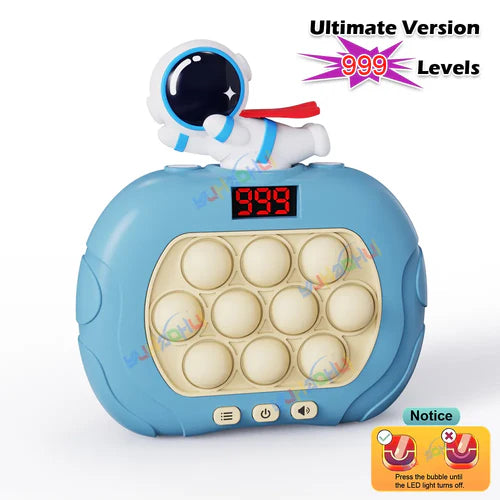 999 Level Electronic Pop Push Quick Push Game Console with LED Display - MEACAOFG