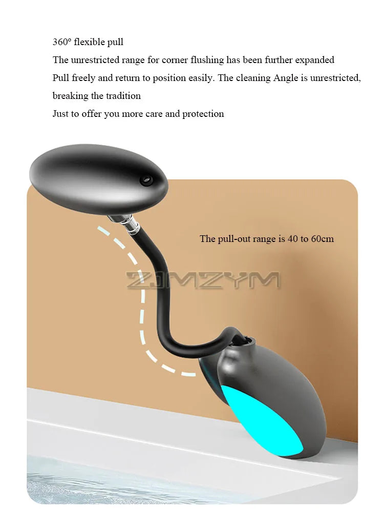 4Modes Outlet LED Basin Faucet 360° Rotatable Pulled Out Tap Temperature Sensitive Sink Faucets Drip-proof Hot Cold Switch Mixer