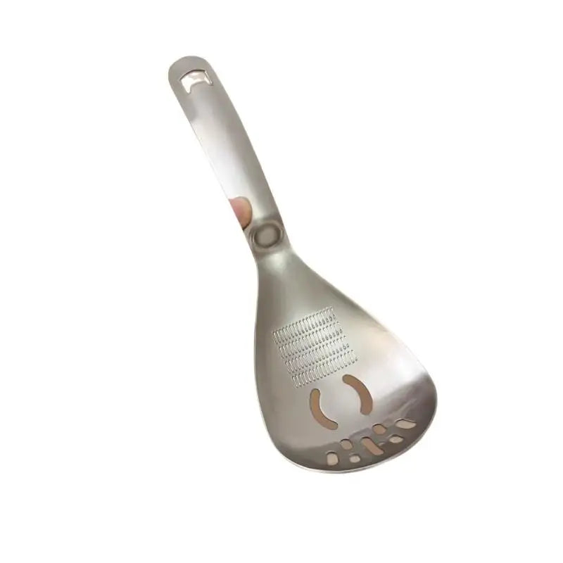 Multifunctional Stainless Steel Kitchen Utensil Cooking Garlic Ginger Vegetable Grater Grinder Spoon Kitchen Supplies