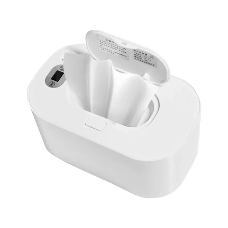 Large Capacity Baby Wipe Warmer with Adjustable Temperature Control and LED Display