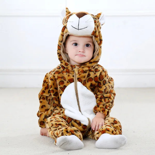Cozy & Snuggly Animal Baby Romper