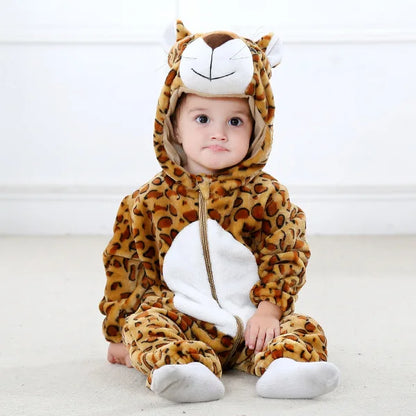Cozy & Snuggly Animal Baby Romper