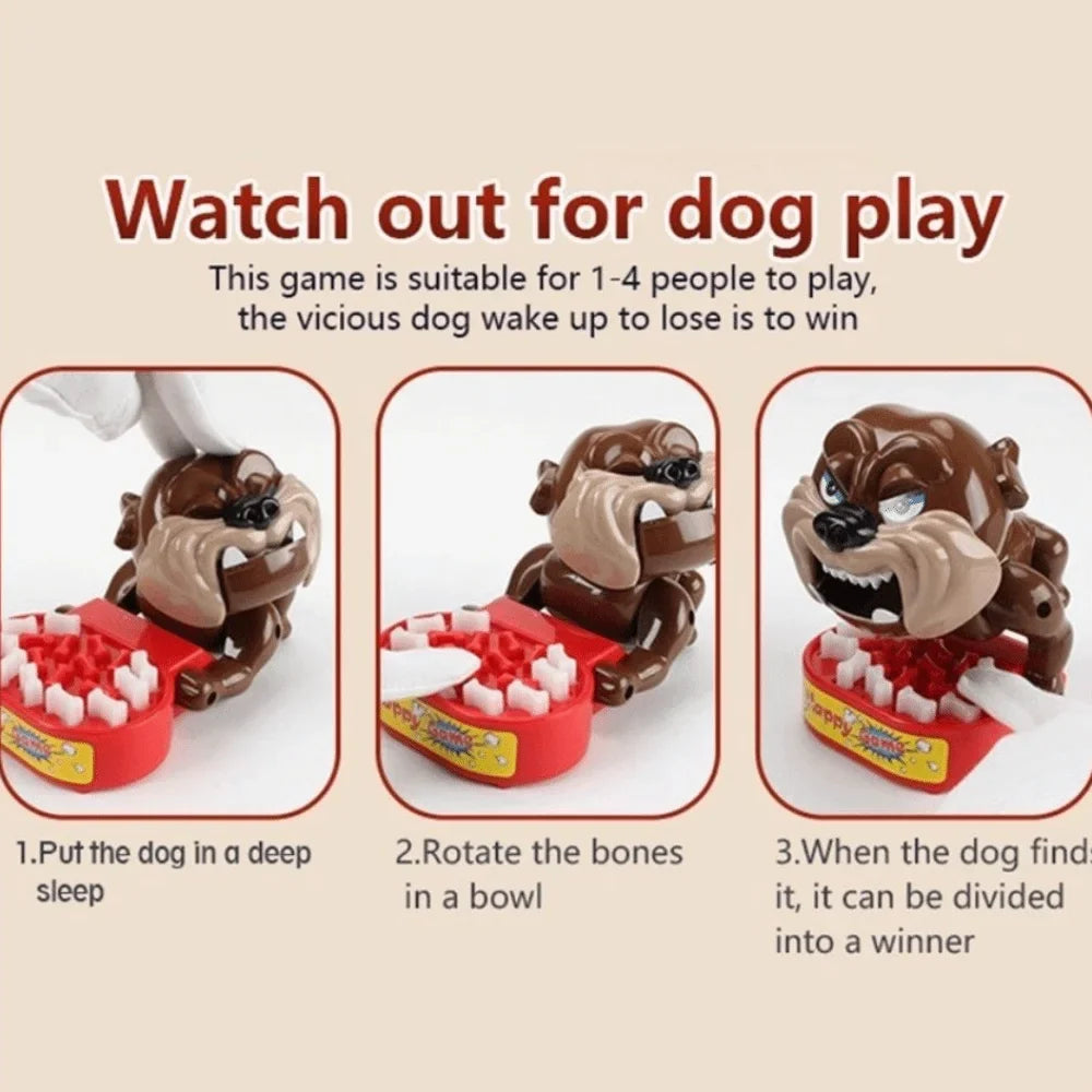 Plastics Flake Out Bad Dog Games Multifunctional Collection Dog Tabletop Game Simulation Craft Decor Finger Bite Scary Game