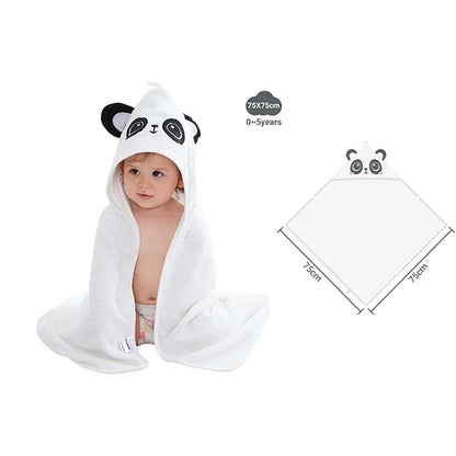 CuddleWrap™ Hooded Baby Towel – Ultra-Soft Bamboo