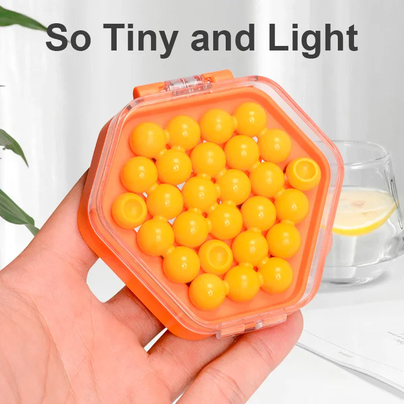 WEIQUEEN Mini Pocket Puzzle Color Beads Game Party Tabletop Game Children's Spatial Logical Thinking Training Kid Enlightenment Teaching