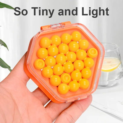 WEIQUEEN Mini Pocket Puzzle Color Beads Game Party Tabletop Game Children's Spatial Logical Thinking Training Kid Enlightenment Teaching