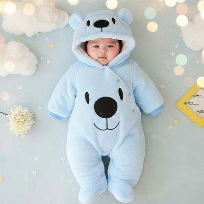 Disney Winnie-the-Pooh Cozy Winter Jumpsuit for Babies & Toddlers