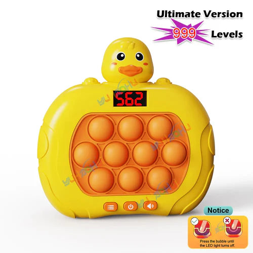 999 Level Electronic Pop Push Quick Push Game Console with LED Display - MEACAOFG