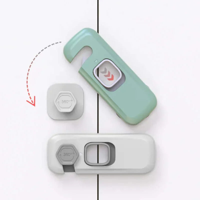 Child Safety Toddler Cabinet & Door Handle Lock (6 Pack)