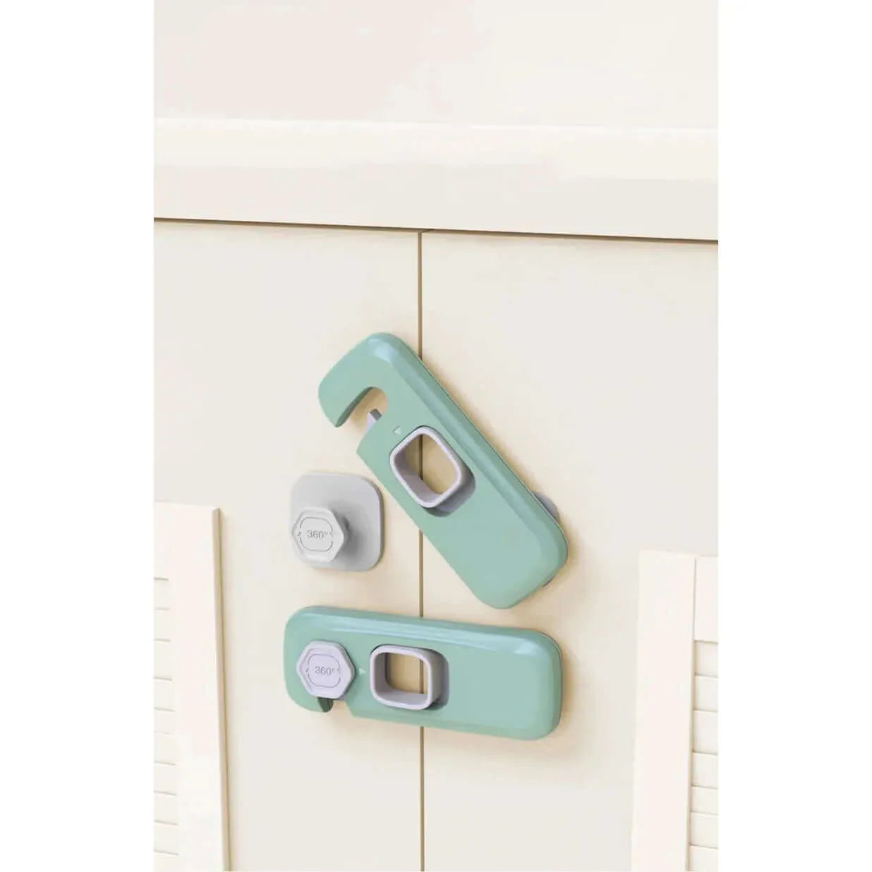 Child Safety Toddler Cabinet & Door Handle Lock (6 Pack)