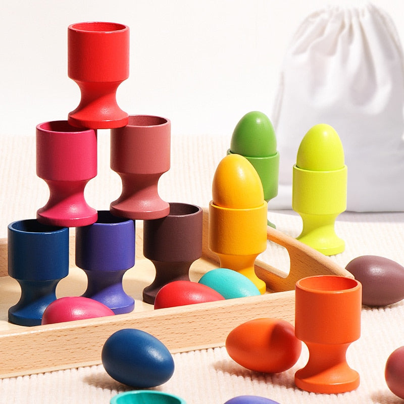 Wooden Egg Cups