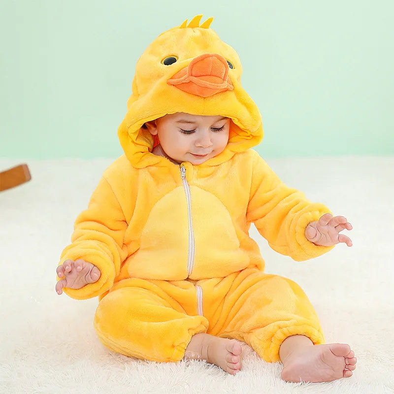 Cozy & Snuggly Animal Baby Romper