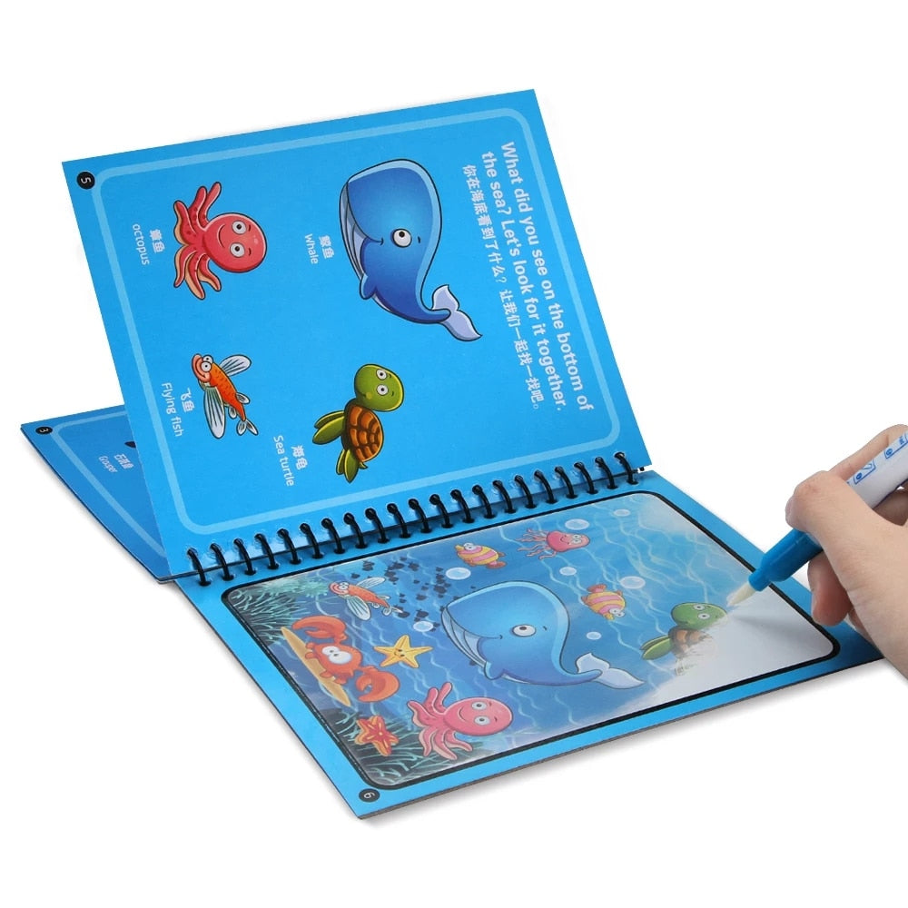 Aqua Doodle Water Coloring Book