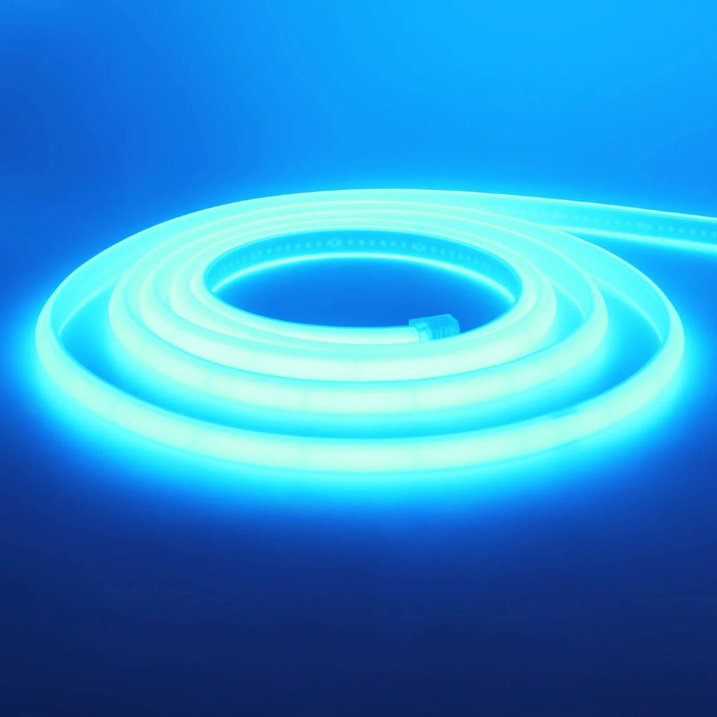 AC 220V COB Neon Light 288Leds/M White Red Ice Blue Pink Yellow Purple Green High Bright CRI RA90 Waterproof Ribbon LED Strip