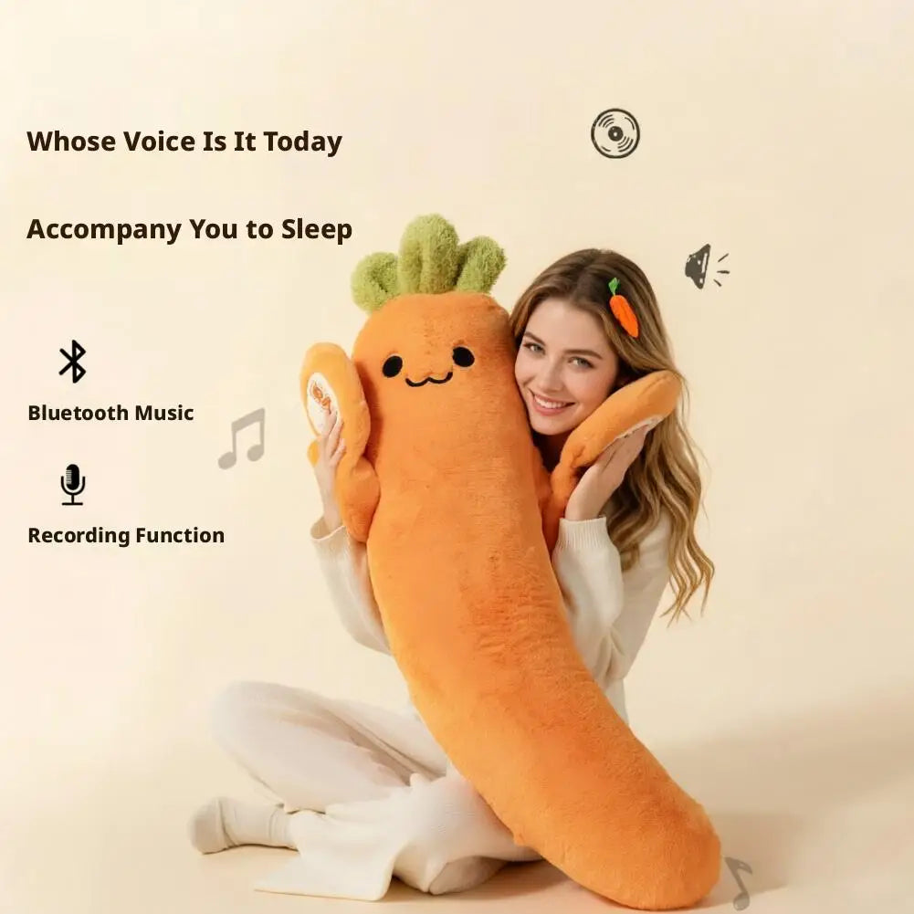 Cute Mango King Plush Toy Pillow Sleeping Aid Soft Long Carrot Female Companion Leg Clasping Hugging Pillow Nap Sleeping Toys