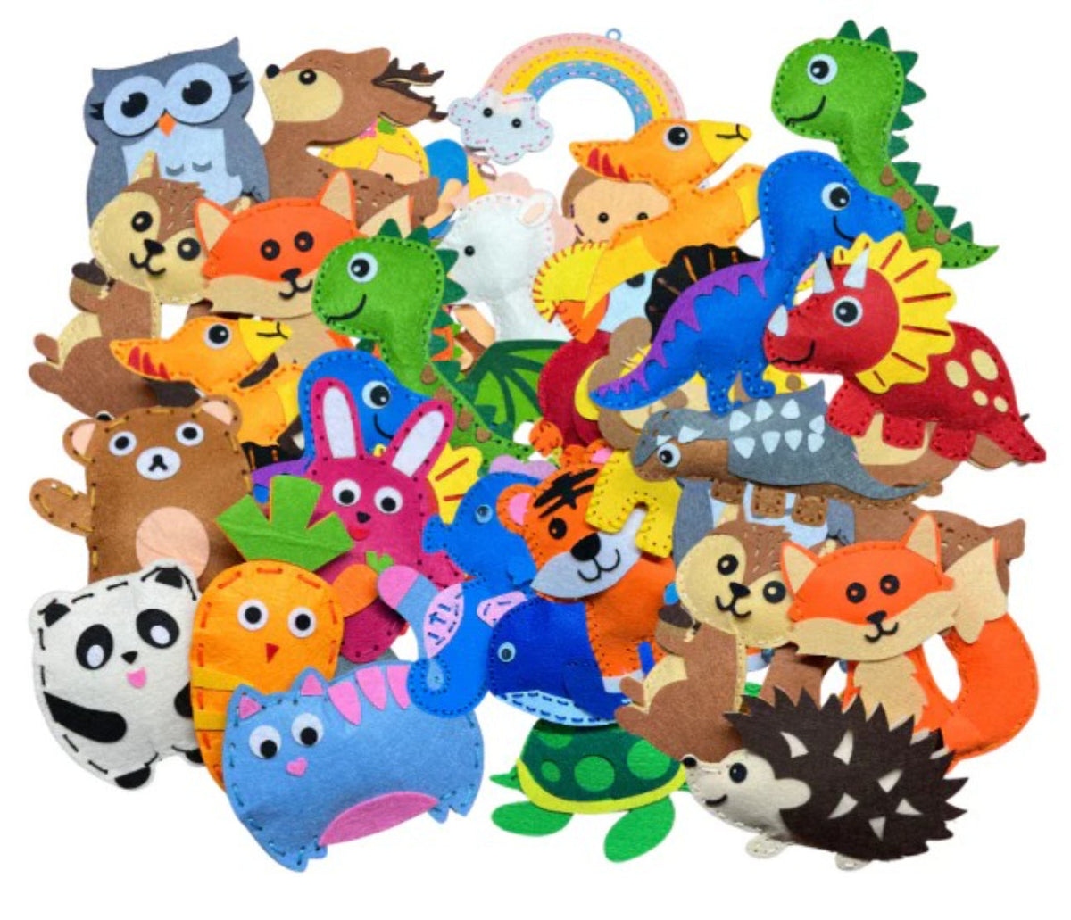 Beginner's DIY Felt Animal Sewing Kit