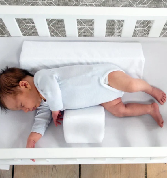 Newborn Baby Side Support Pillow Wedge with Removable Cover