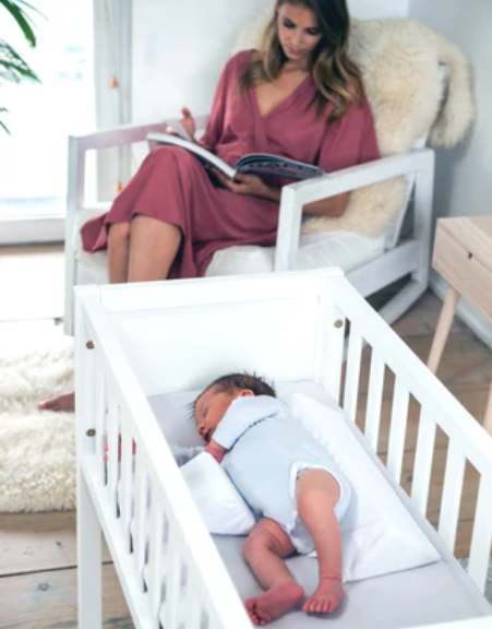 Newborn Baby Side Support Pillow Wedge with Removable Cover