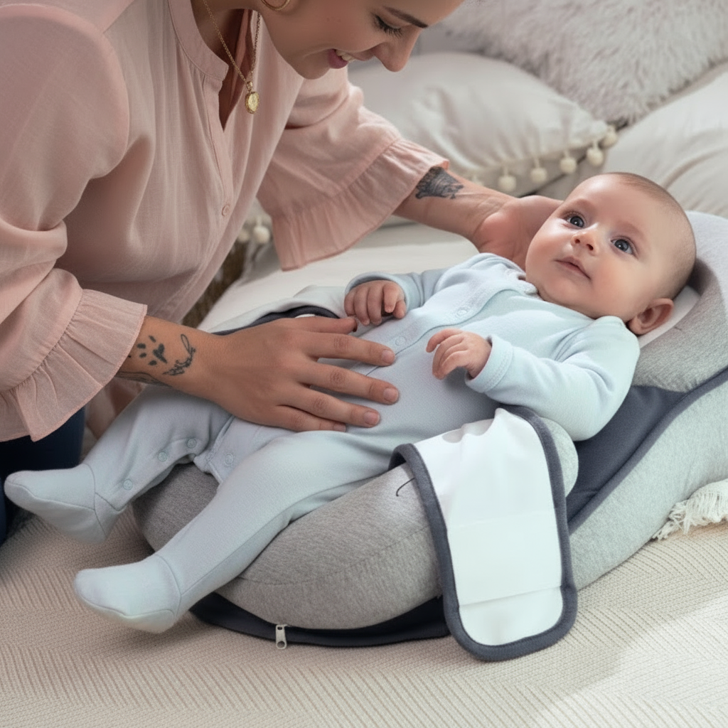 ElevateNest™ Gentle Comfort Baby Support Pillow