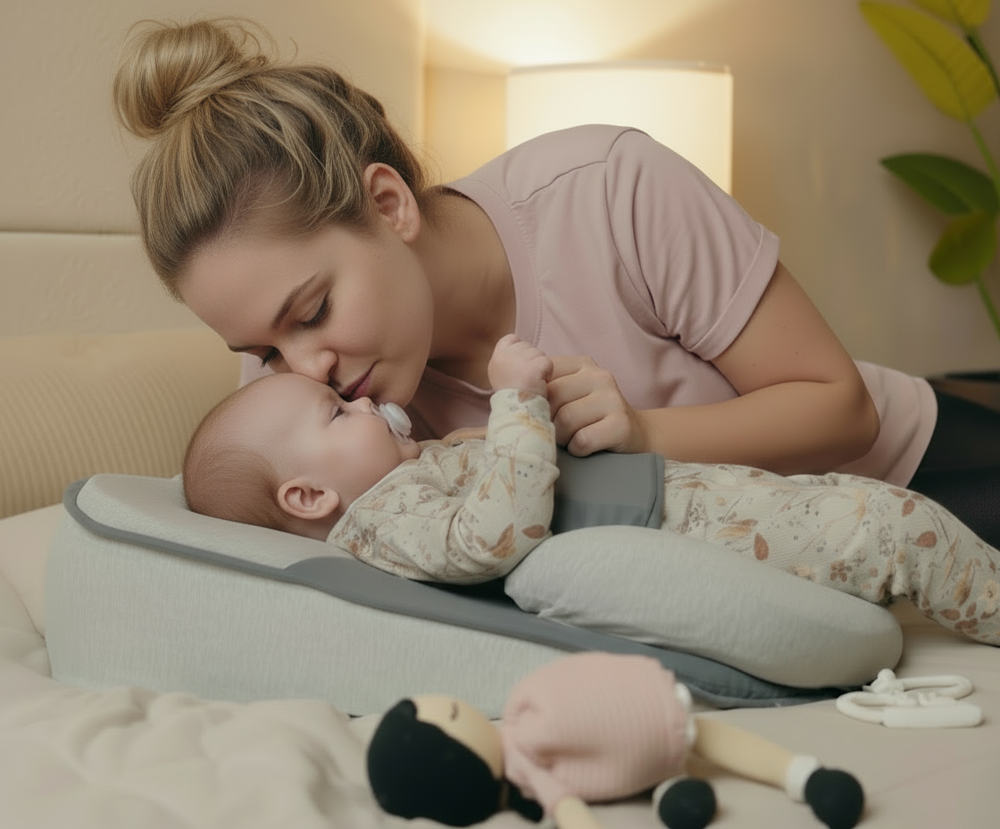 ElevateNest™ Gentle Comfort Baby Support Pillow