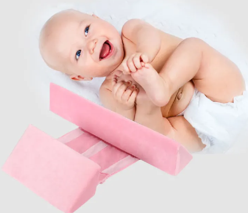 Newborn Baby Side Support Pillow Wedge with Removable Cover