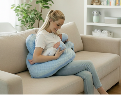 DuoNest™ Luxe Twin Nursing & Support Pillow