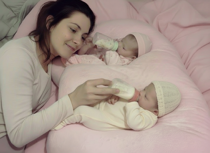 DuoNest™ Luxe Twin Nursing & Support Pillow