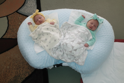 DuoNest™ Luxe Twin Nursing & Support Pillow