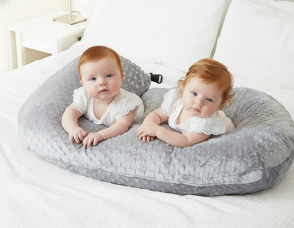 DuoNest™ Luxe Twin Nursing & Support Pillow