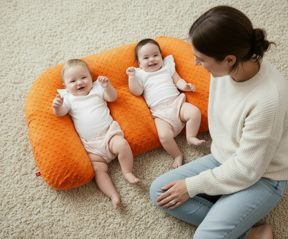 DuoNest™ Luxe Twin Nursing & Support Pillow