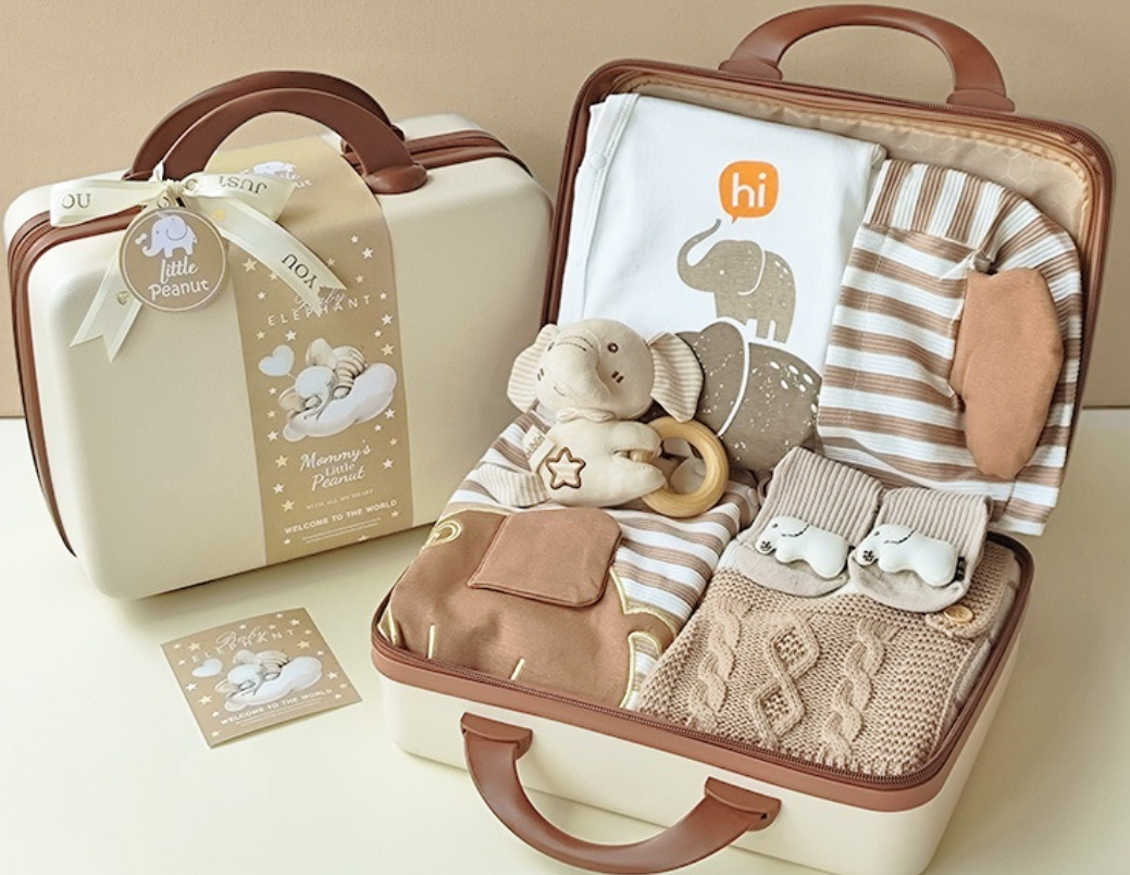 Luxury Baby Gift Set Little Elephant Newborn Collection