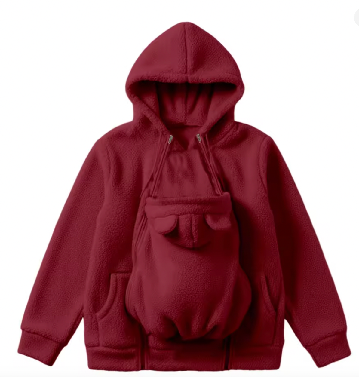 CuddleNest™ Cozy Babywearing Hoodie for Moms & Babies