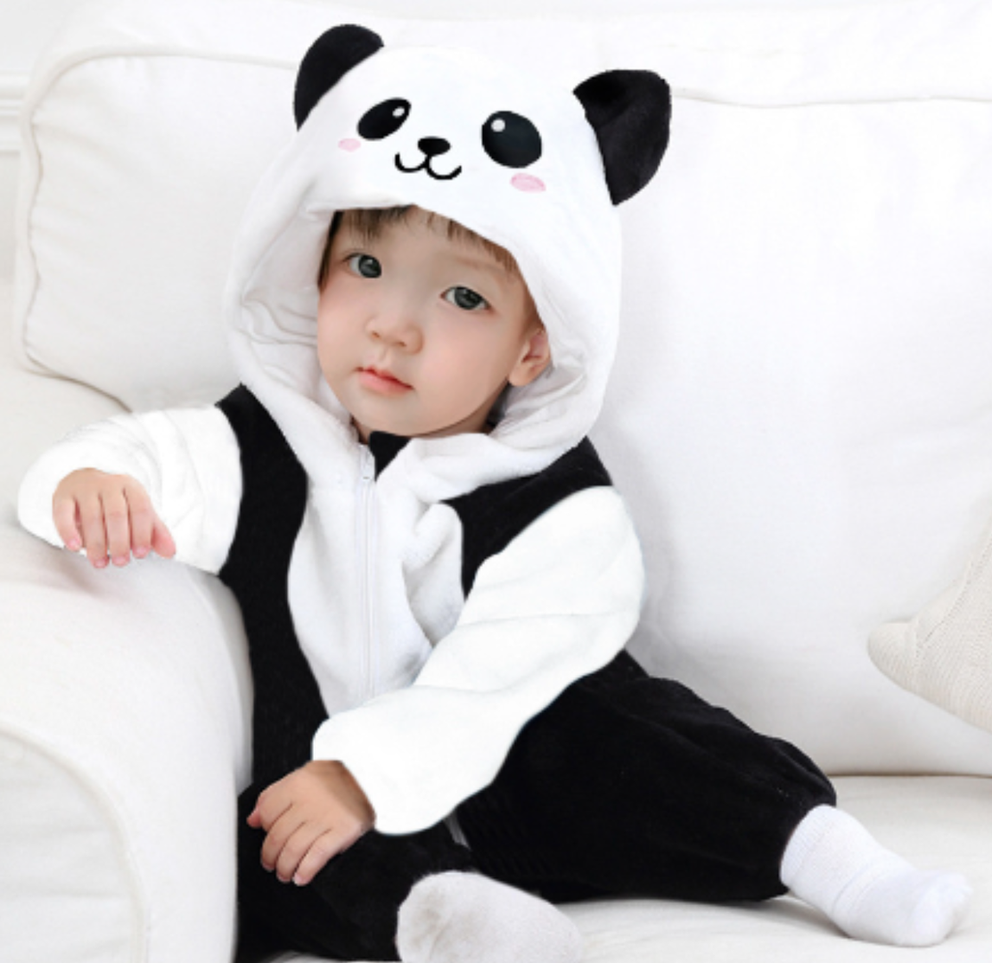 Cozy Flannel Baby Romper - Soft Outfit for Easy Changes