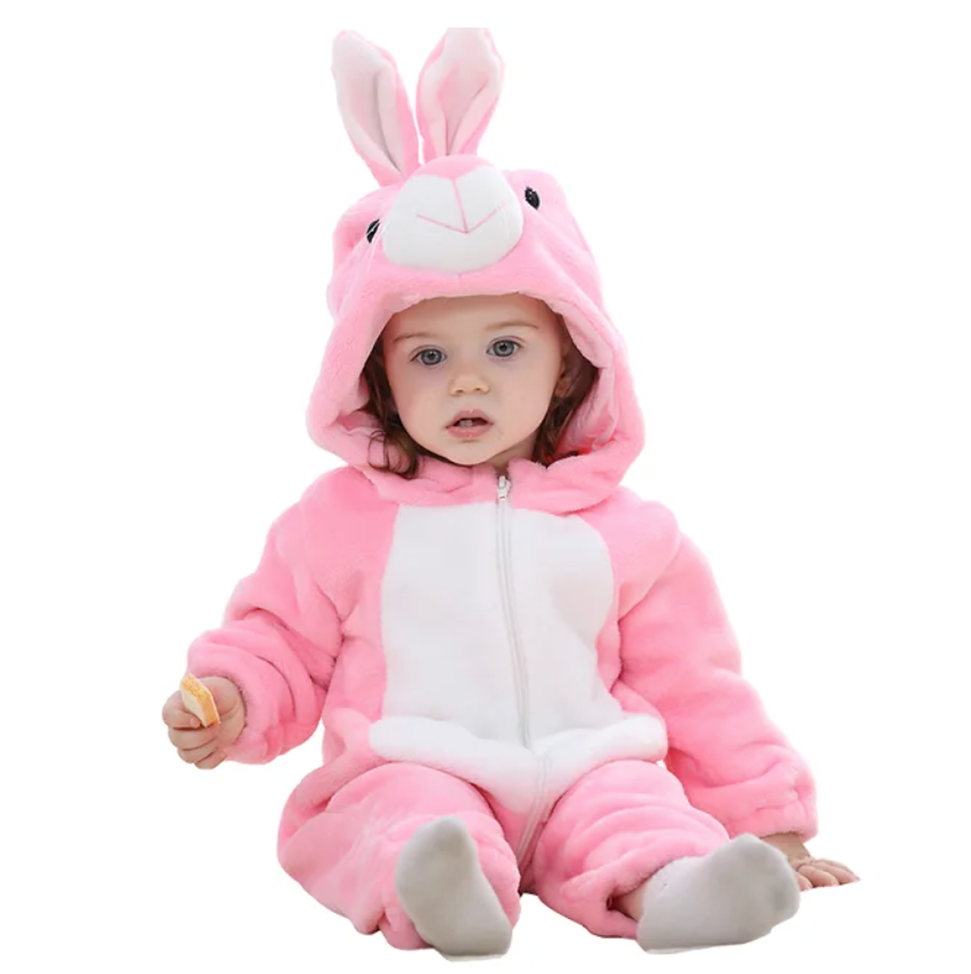 Cozy Flannel Baby Romper - Soft Outfit for Easy Changes