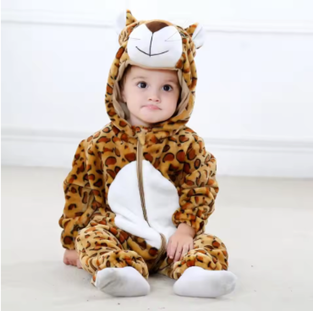 Cozy Flannel Baby Romper - Soft Outfit for Easy Changes