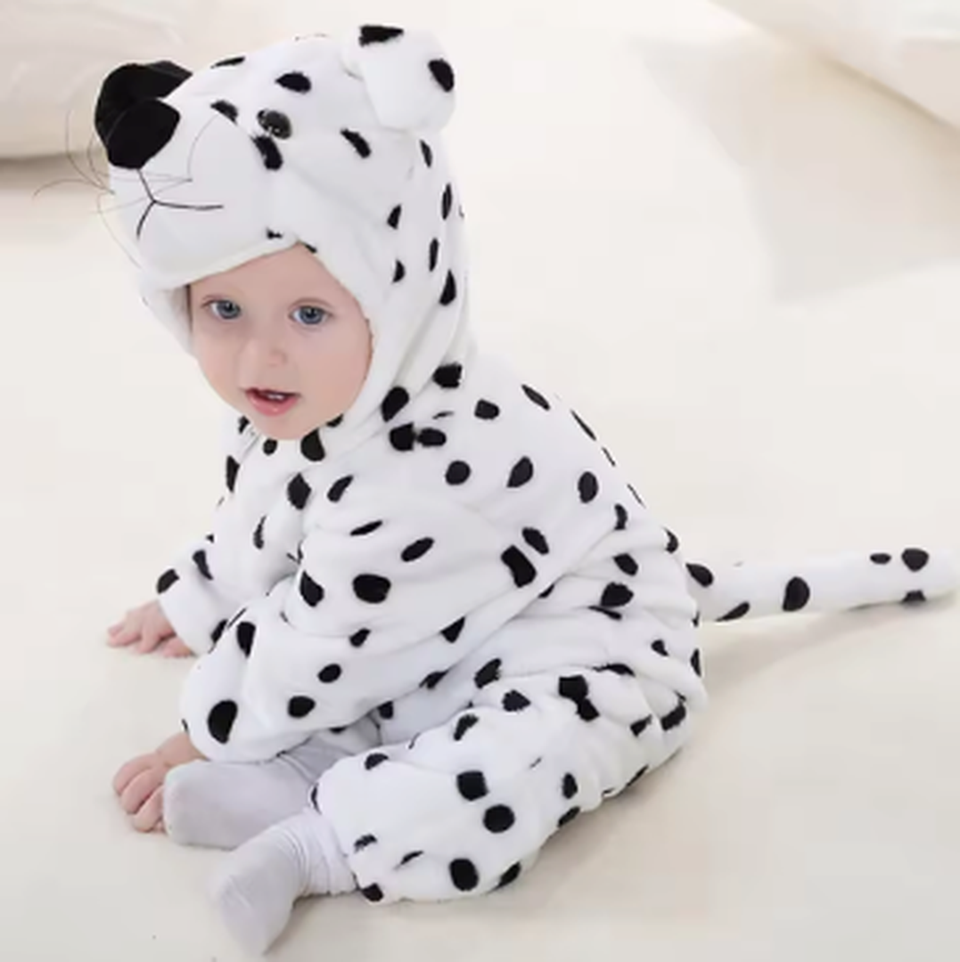Cozy Flannel Baby Romper - Soft Outfit for Easy Changes