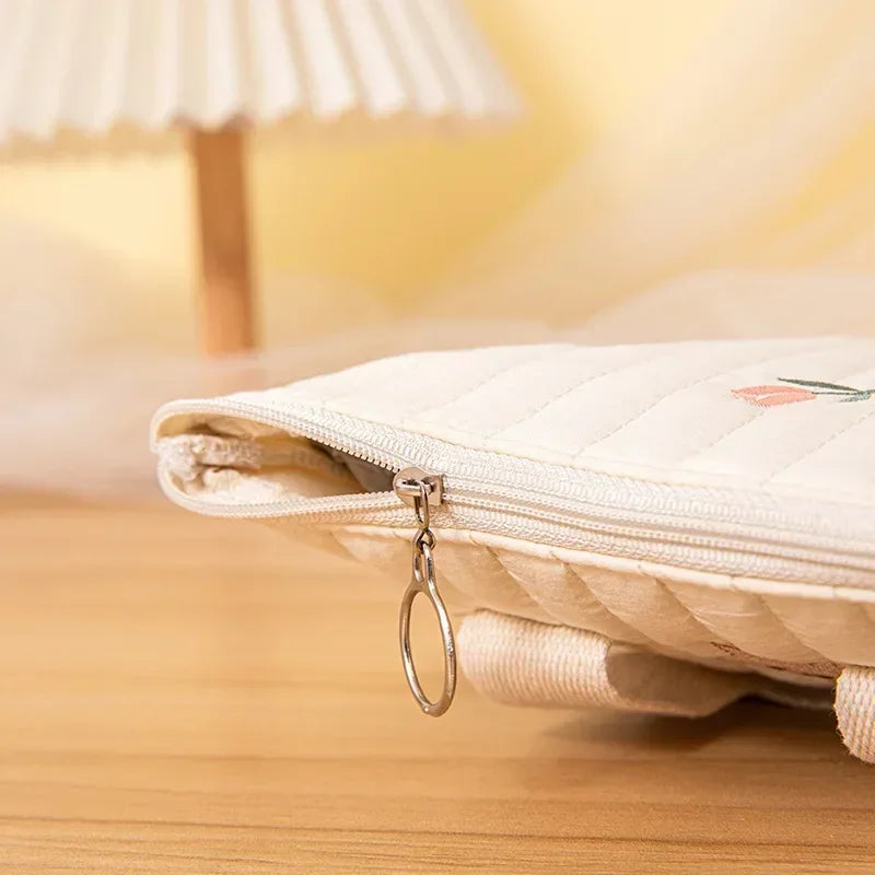 Cotton Diaper Storage Bag