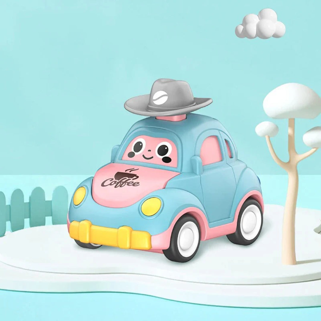 Collection of Autonomous Cars with Automatic Bump-and-Go Functionality