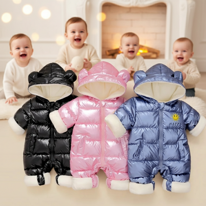 Newborn Baby Winter Waterproof Down Snowsuit