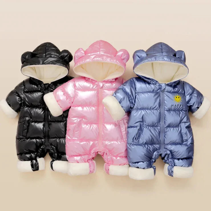 Newborn Baby Winter Waterproof Down Snowsuit
