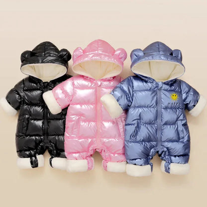 Newborn Baby Winter Waterproof Down Snowsuit