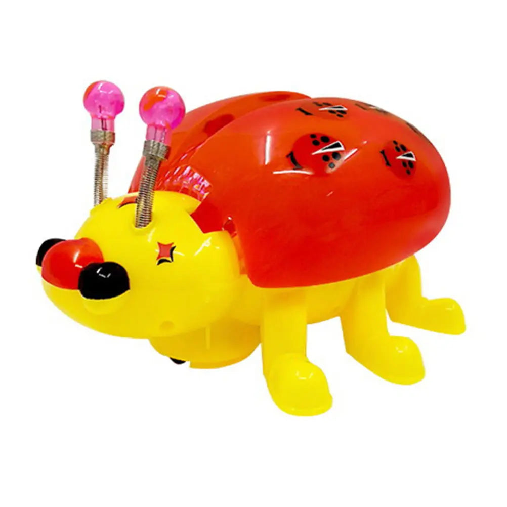 1Pcs Electric Ladybug Light Music Plaything Creative Kids Educational Plaything Portable Fun Gift Child Cognitive Social Skills