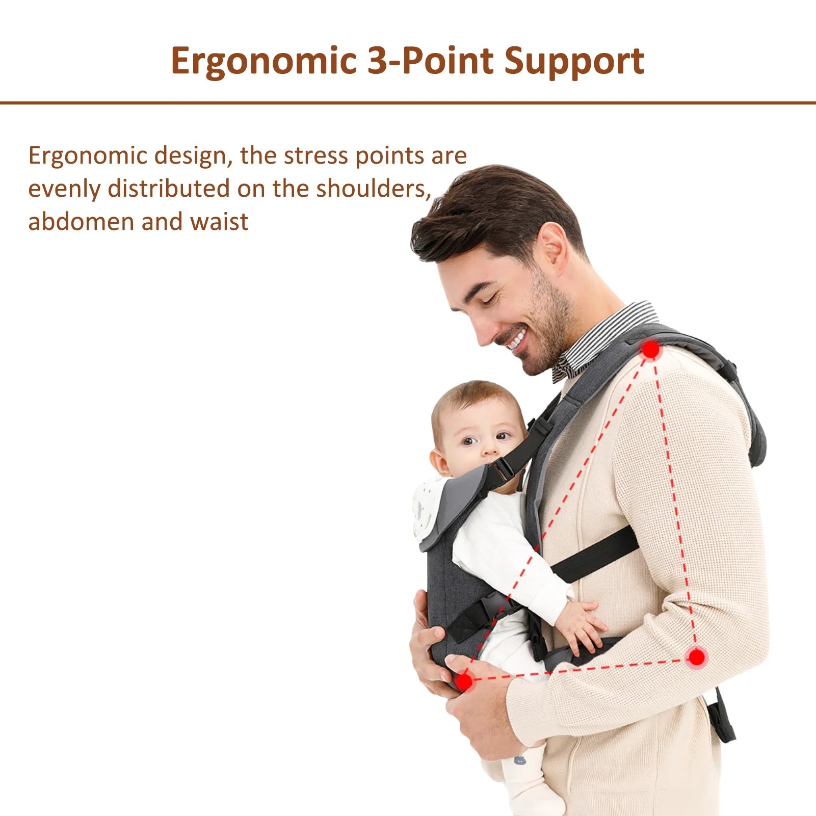 CuddleCloud™ 4-in-1 Baby Carrier